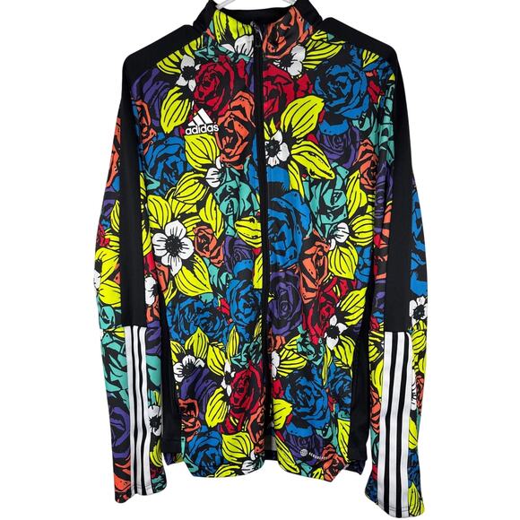 adidas Multicolor Floral Jacket - Picture 1 of 8
